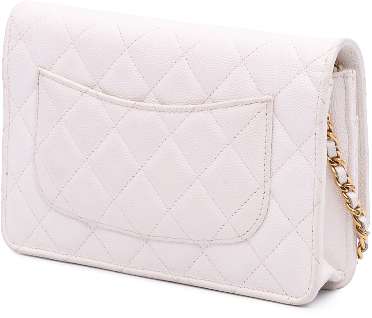 Chanel Quilted Caviar Coco Casino Wallet on Chain Wit