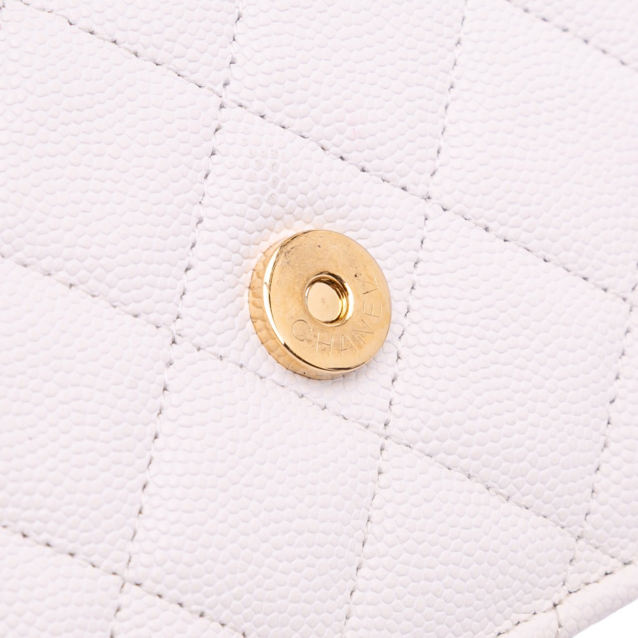 Chanel Quilted Caviar Coco Casino Wallet on Chain Wit