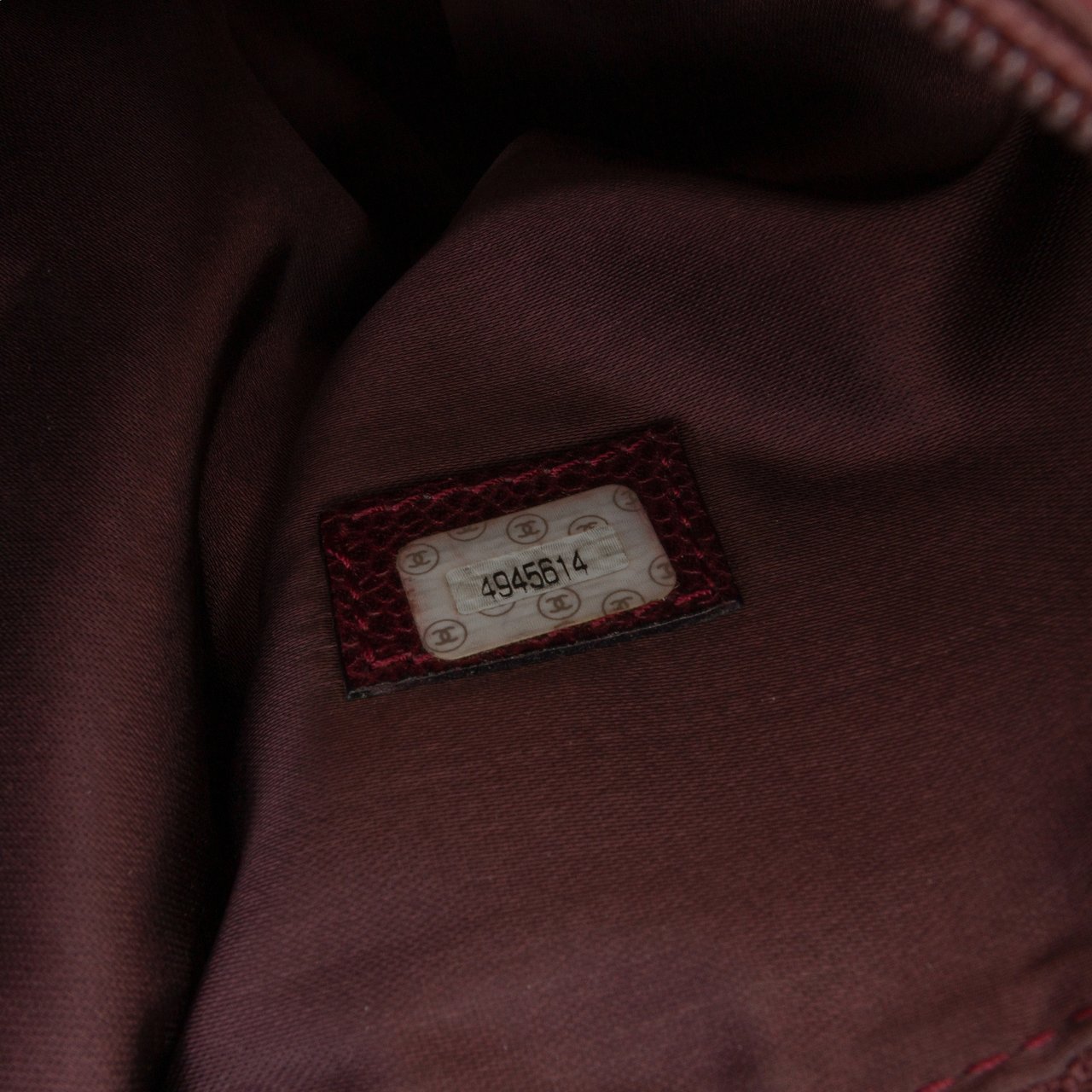 Chanel CC Caviar Chain Turn Lock Tote Rood