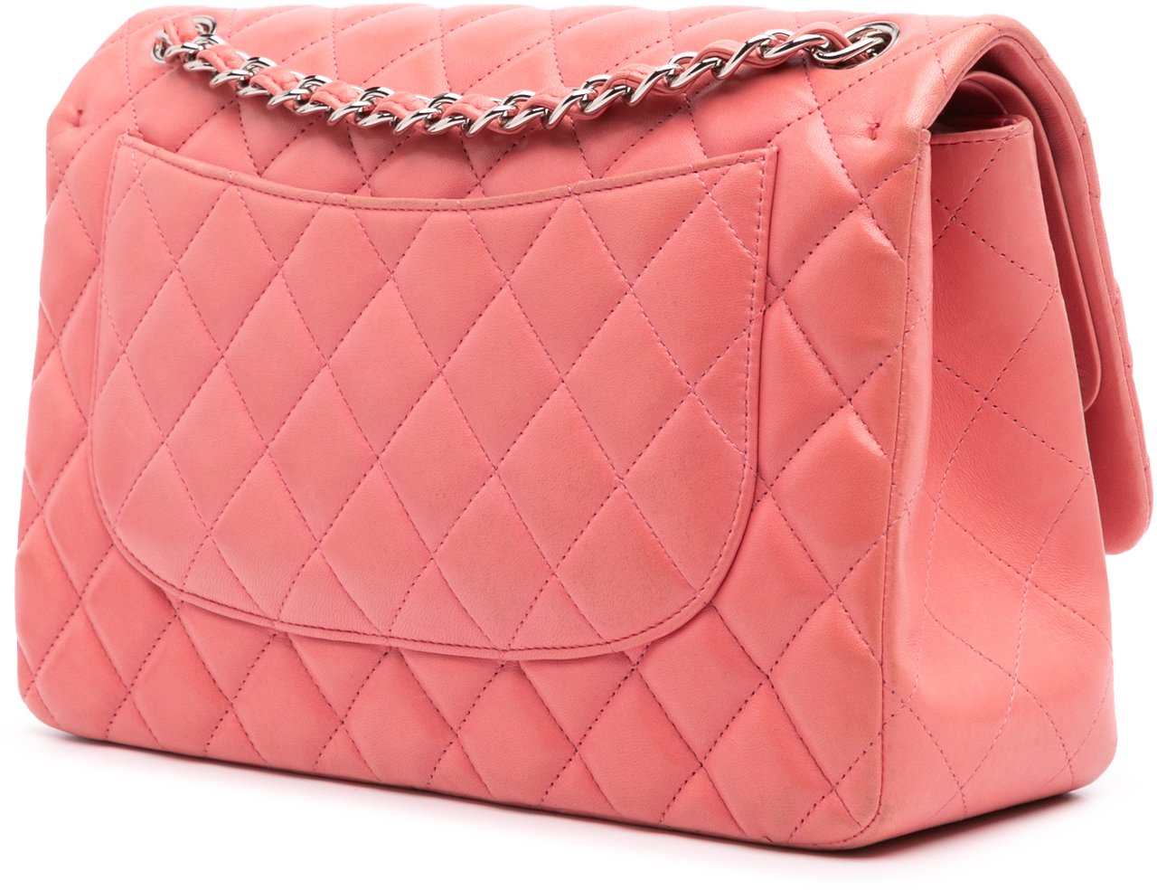 Chanel Jumbo Classic Lambskin Double Flap Roze