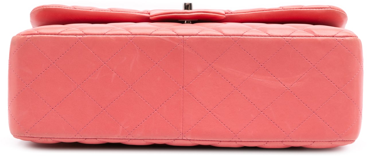 Chanel Jumbo Classic Lambskin Double Flap Roze