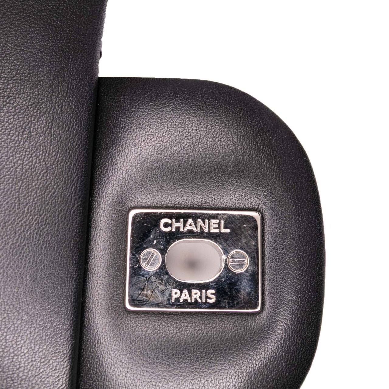 Chanel Jumbo Classic Patent Double Flap Zwart