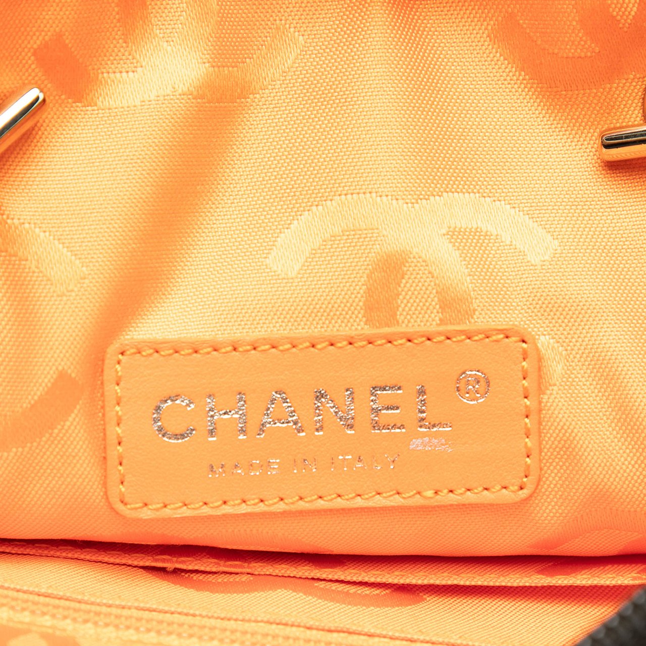 Chanel Quilted Lambskin Cambon Ligne Flat Tote Bruin