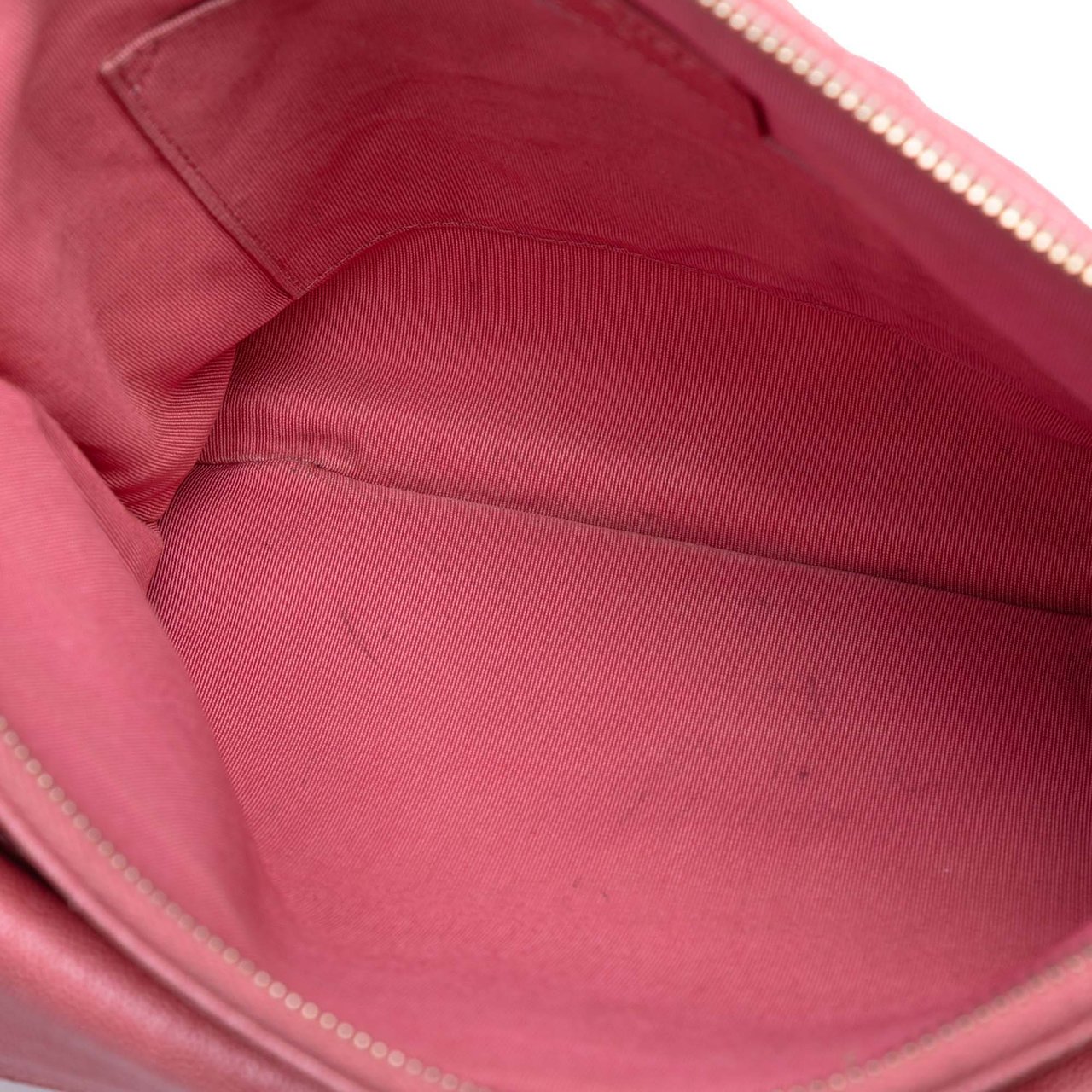 Chanel Medium CC Quilted Caviar Flap Cosmetic Case Roze