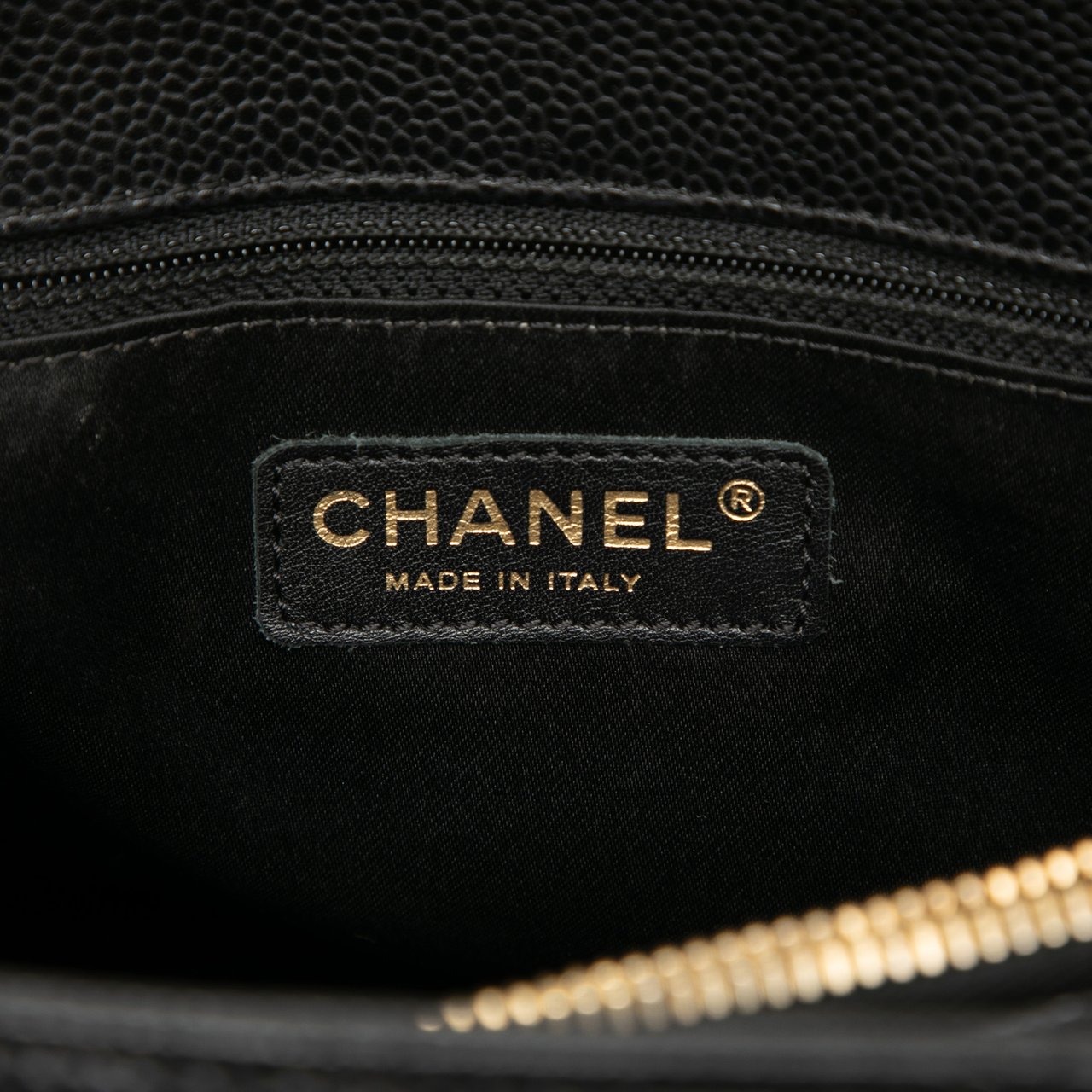 Chanel Caviar Grand Shopping Tote Zwart