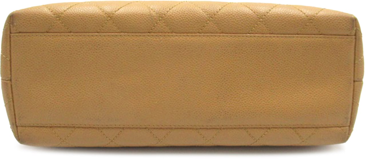 Chanel Caviar Kelly Top Handle Bag Bruin