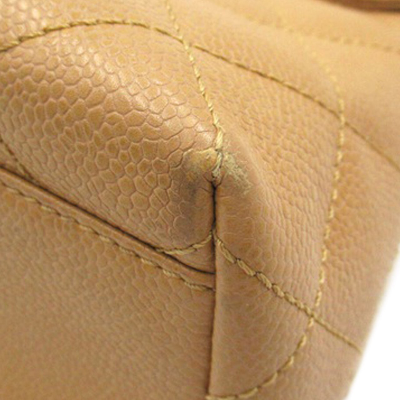 Chanel Caviar Kelly Top Handle Bag Bruin