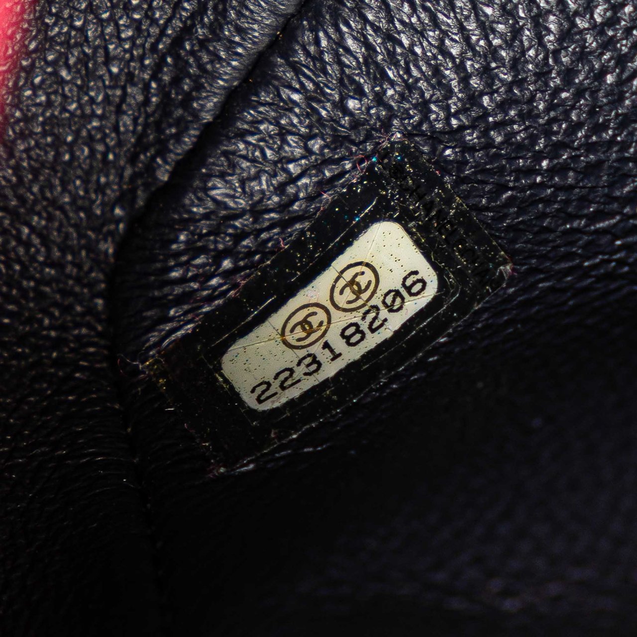 Chanel Mini Vertical Quilted Jersey Single Flap Roze