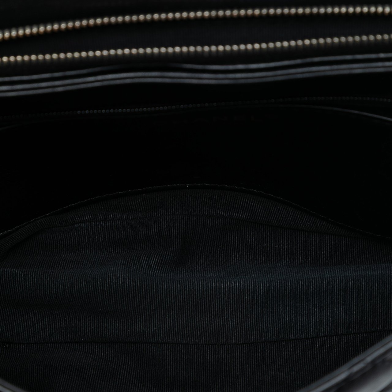 Chanel Medium Quilted Lambskin All Slide Long Single Flap Zwart