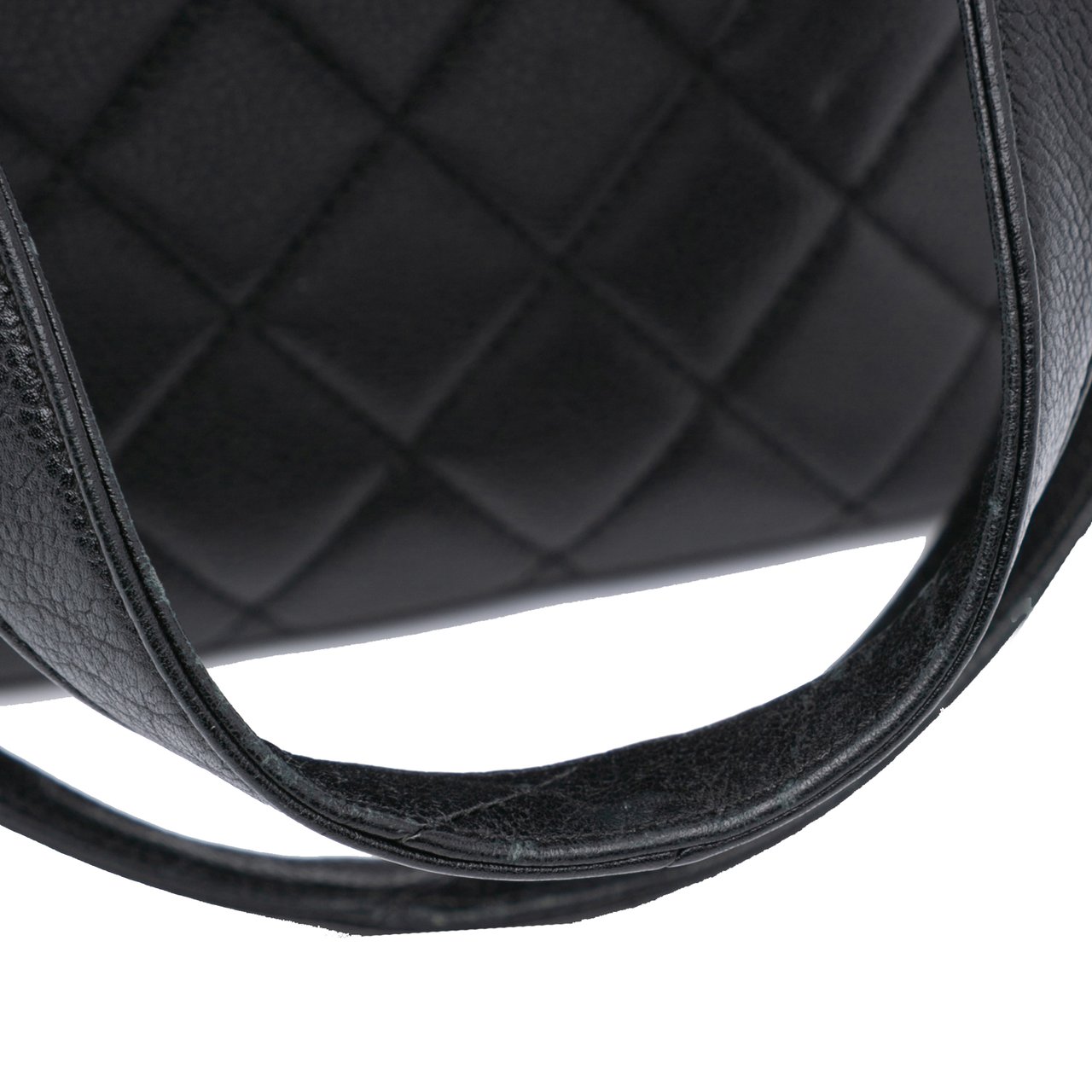 Chanel Quilted Caviar Shoulder Bag Zwart