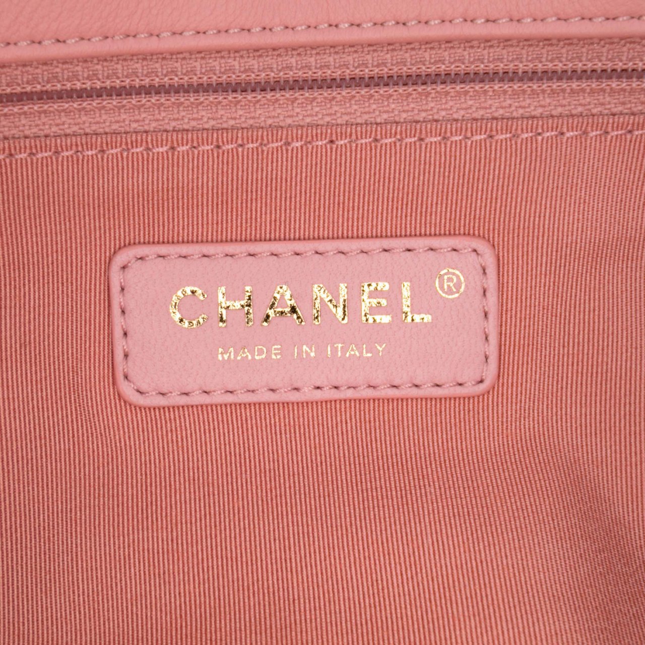 Chanel Mini Tweed Pearl Top Handle Flap Roze