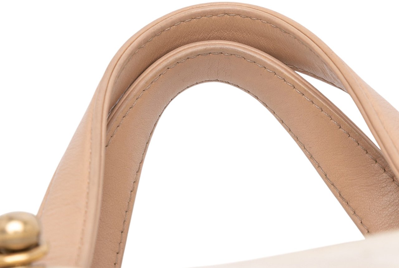 Chanel Canvas Floral Shopping Tote Bruin