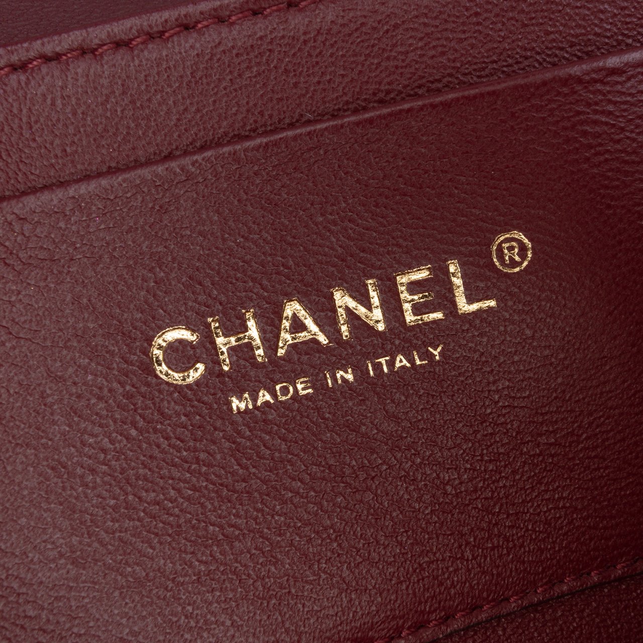 Chanel CC Crackled Glazed Calfskin Accordion Flap Blauw