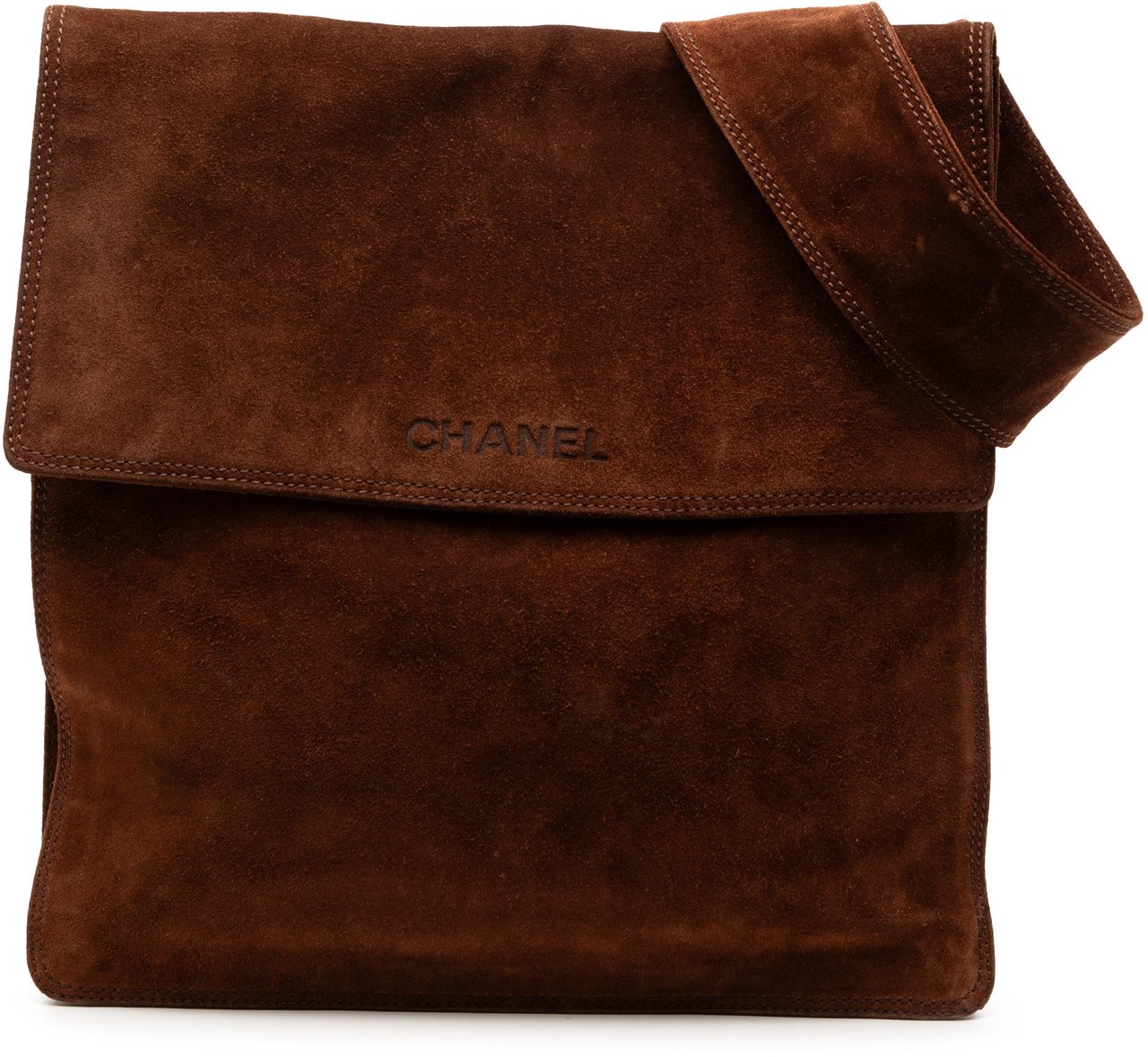 Chanel Suede Crossbody Bruin
