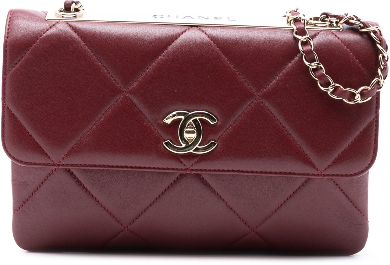 Chanel Quilted Lambskin Trendy CC Flap Rood