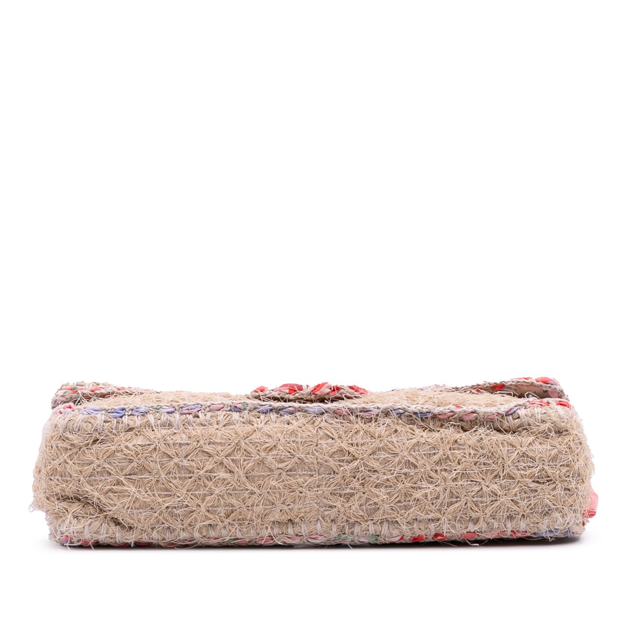 Chanel CC Straw Country Flap Bruin