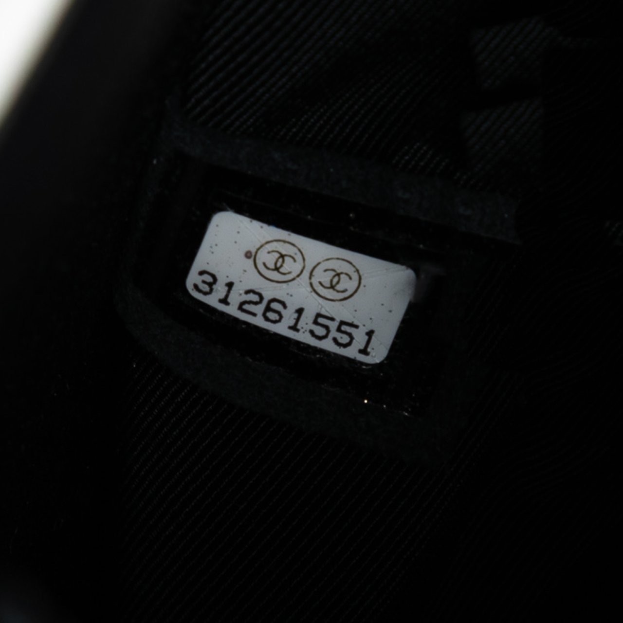 Chanel CC Lambskin Split Clutch with Chain Zwart