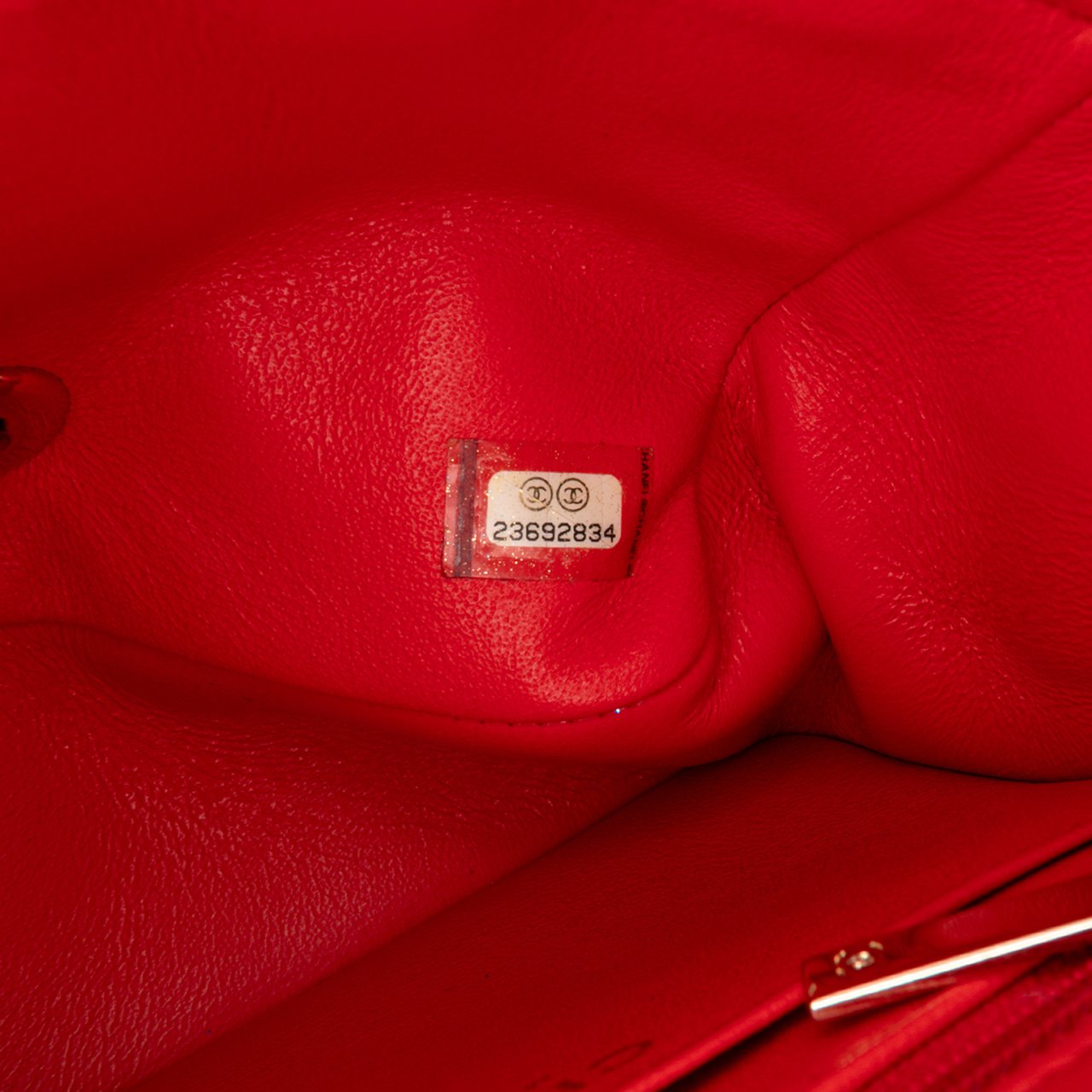 Chanel Mini Square Classic Lambskin Single Flap Rood