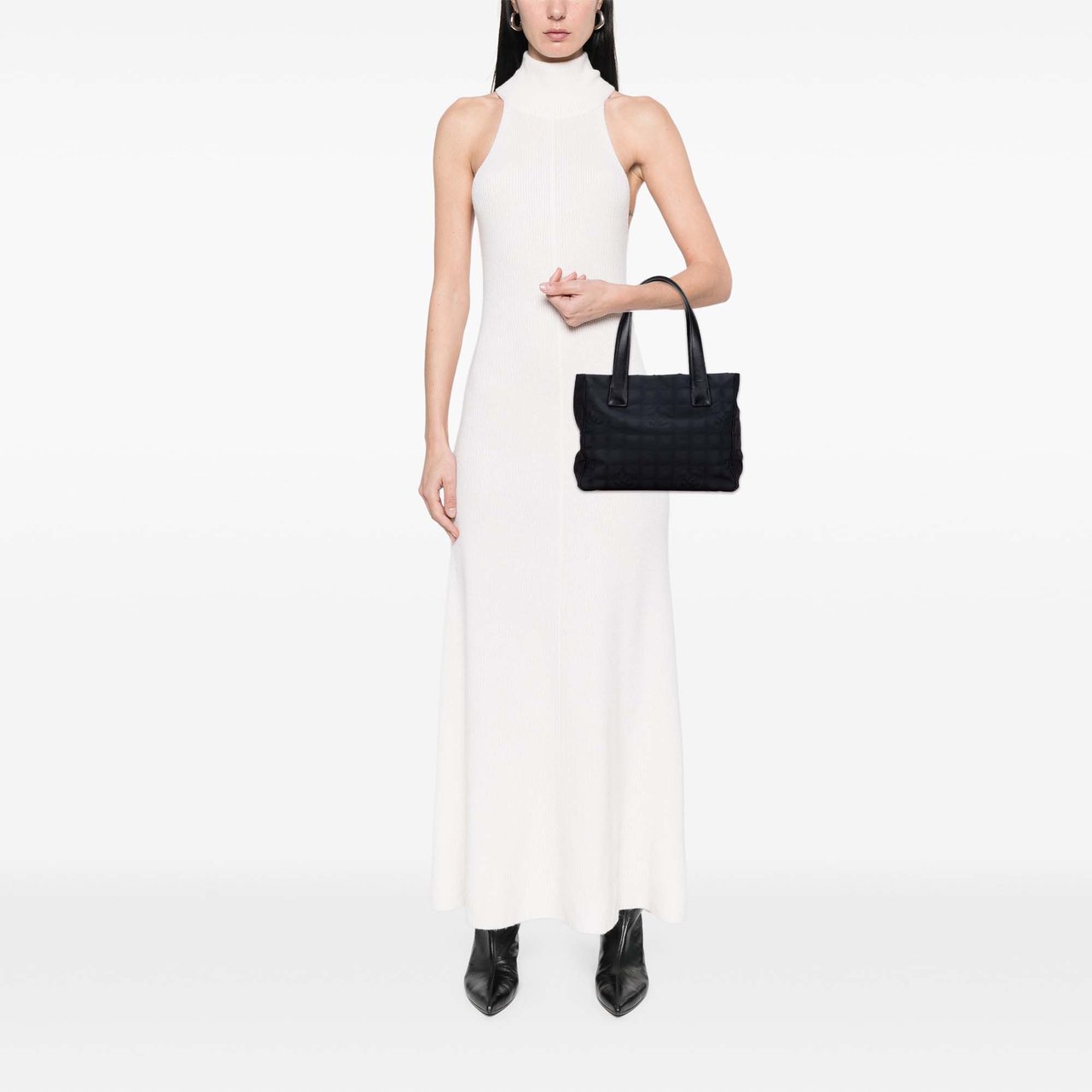 Chanel Nylon New Travel Line Tote Zwart