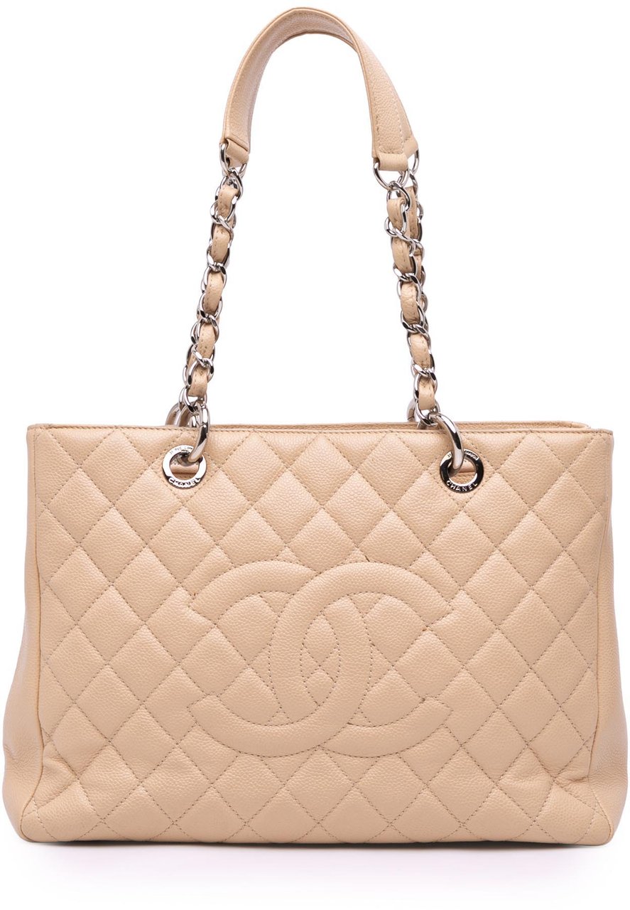 Chanel Caviar Grand Shopping Tote Bruin