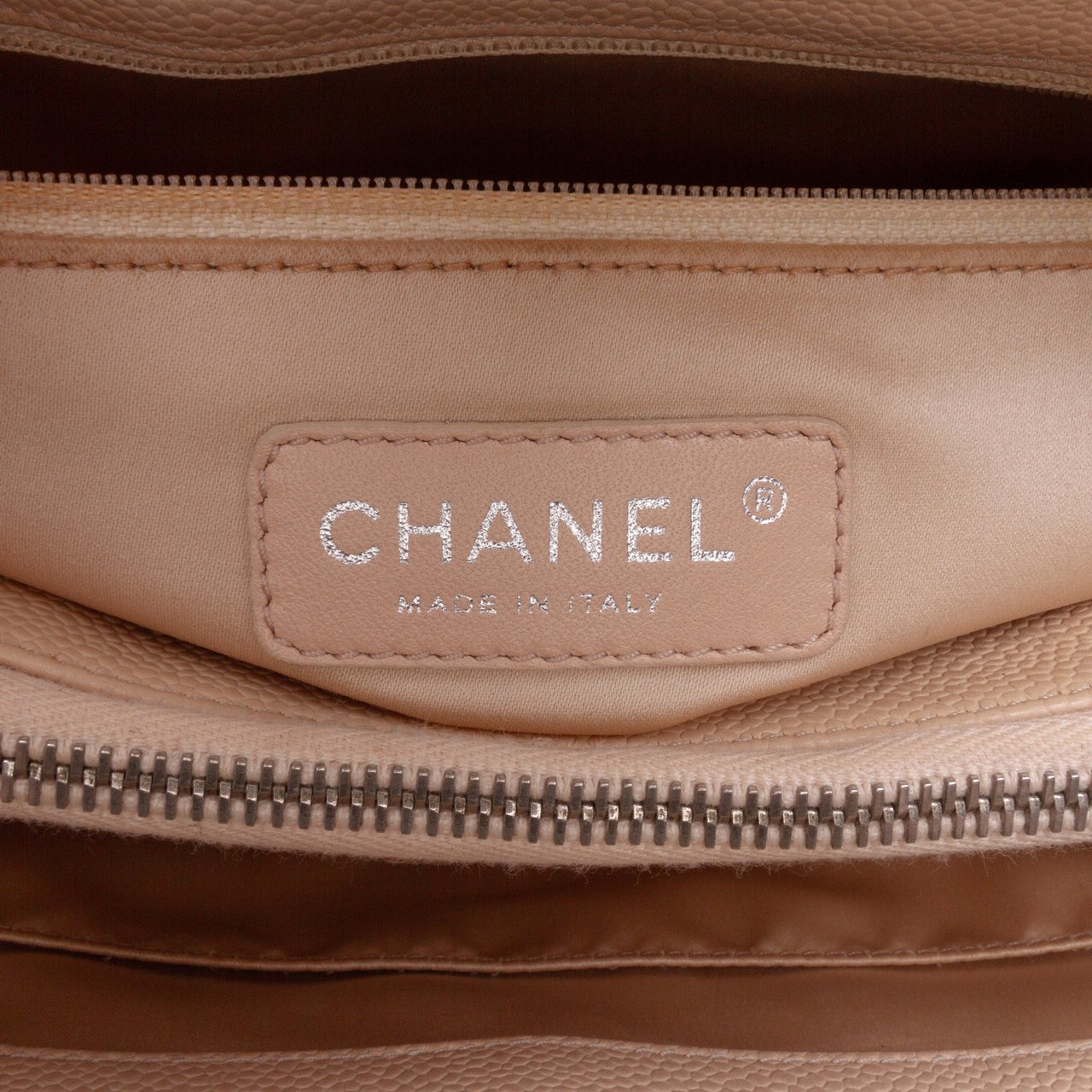 Chanel Caviar Grand Shopping Tote Bruin