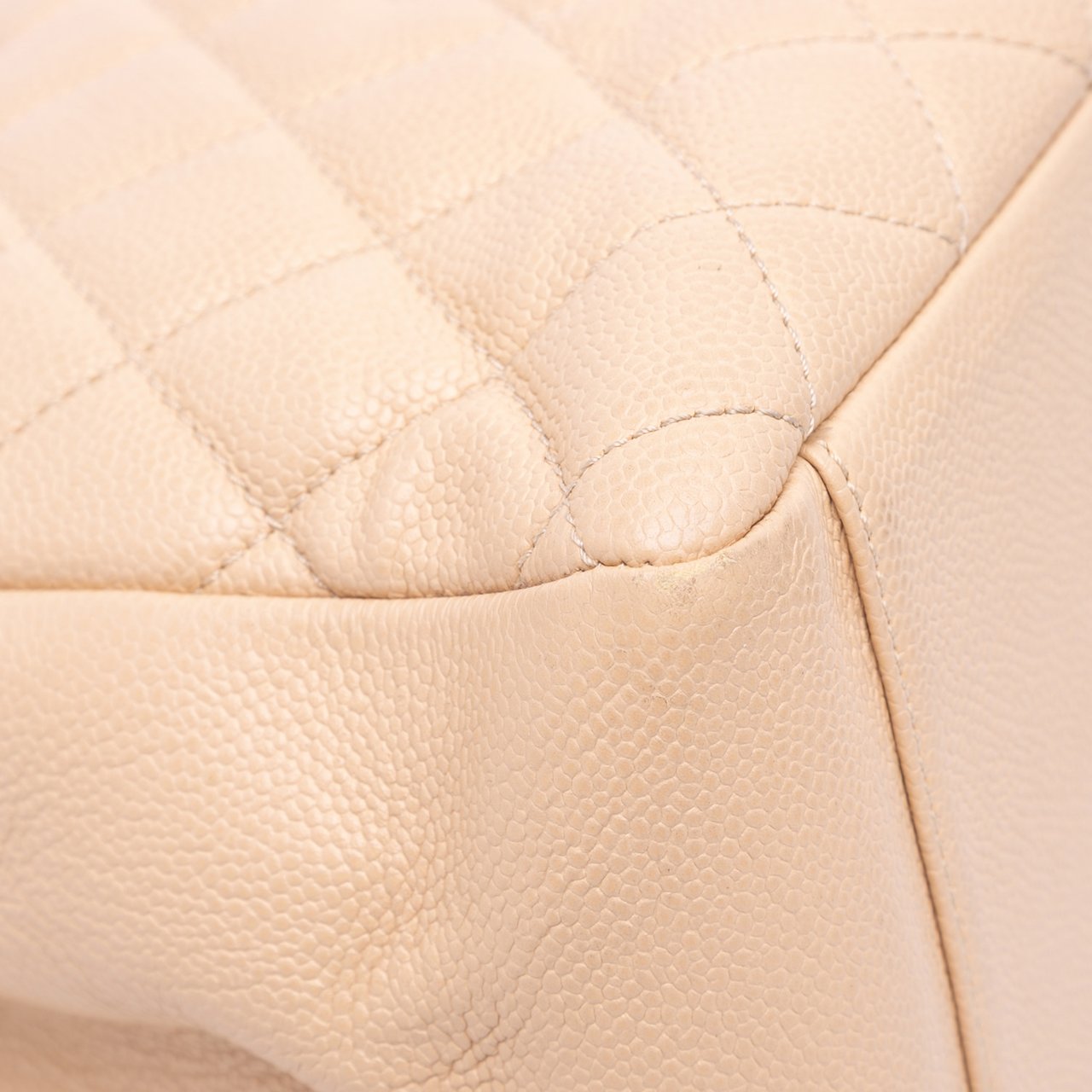 Chanel Caviar Grand Shopping Tote Bruin