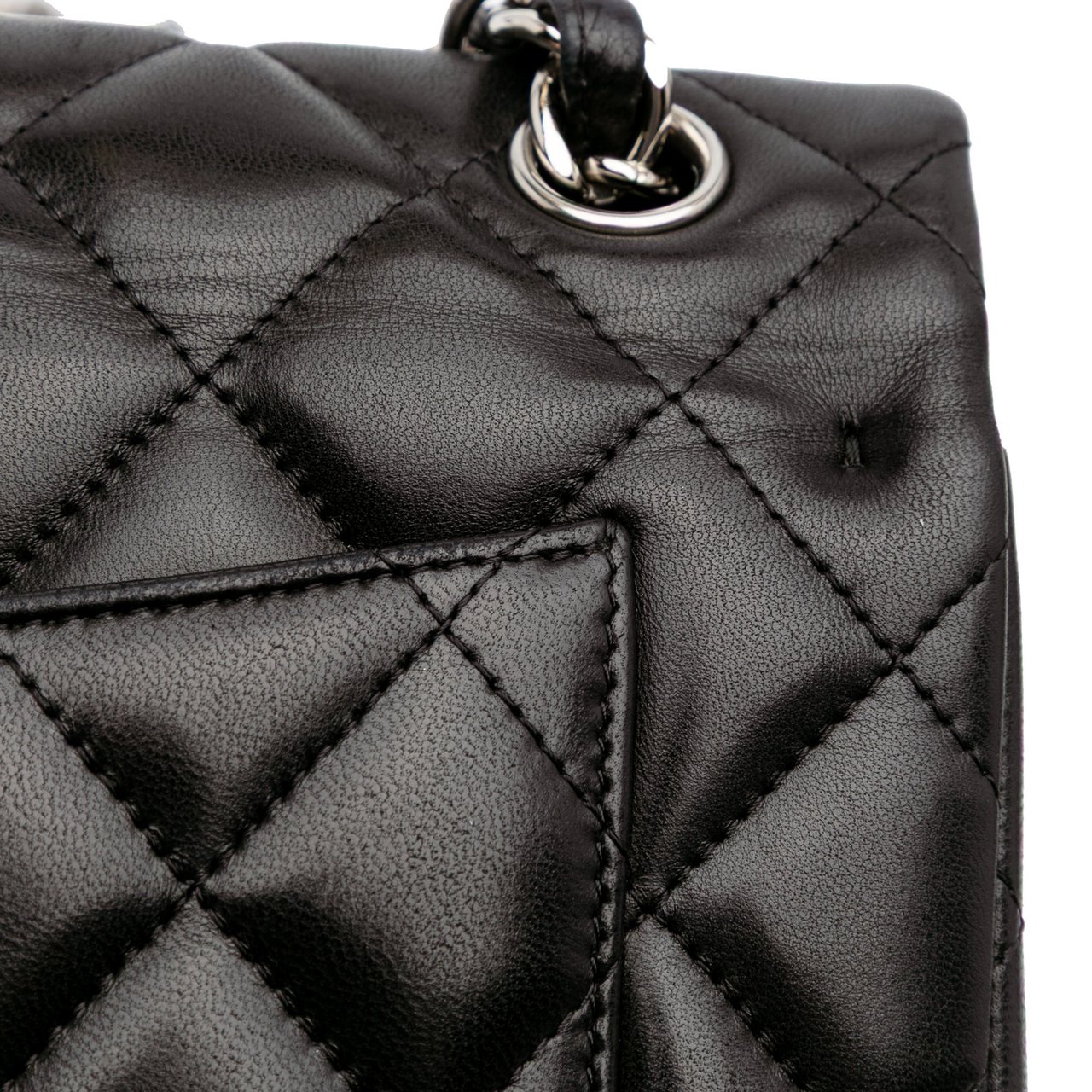 Chanel Jumbo Classic Lambskin Double Flap Zwart