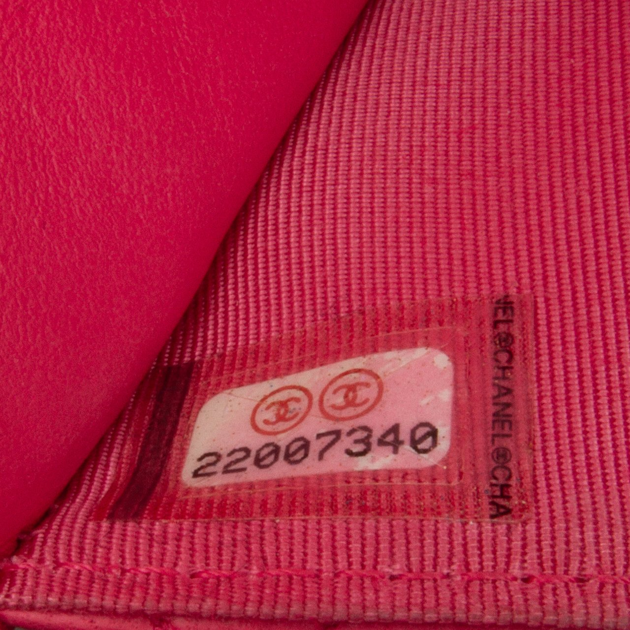 Chanel Classic Lambskin Wallet on Chain Roze