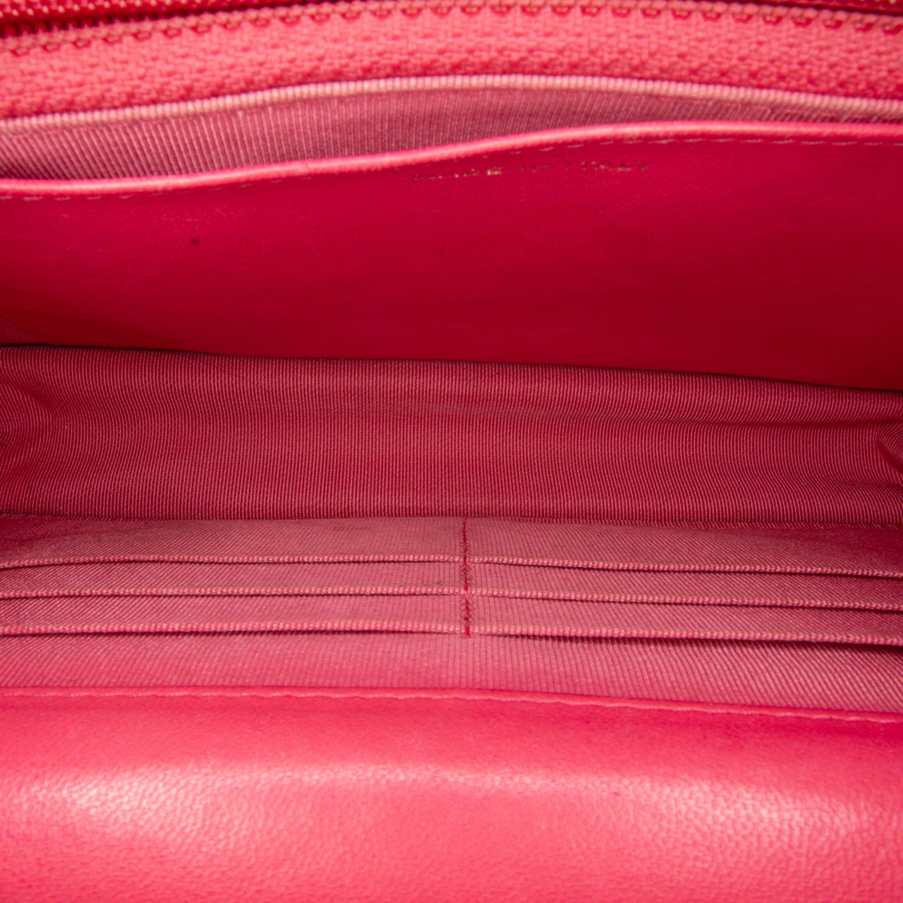 Chanel Classic Lambskin Wallet on Chain Roze