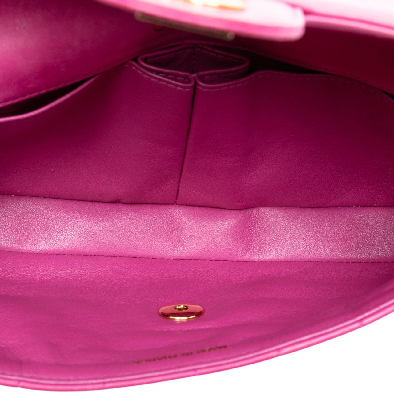 Chanel Chocolate Bar Lambskin East West Flap Roze