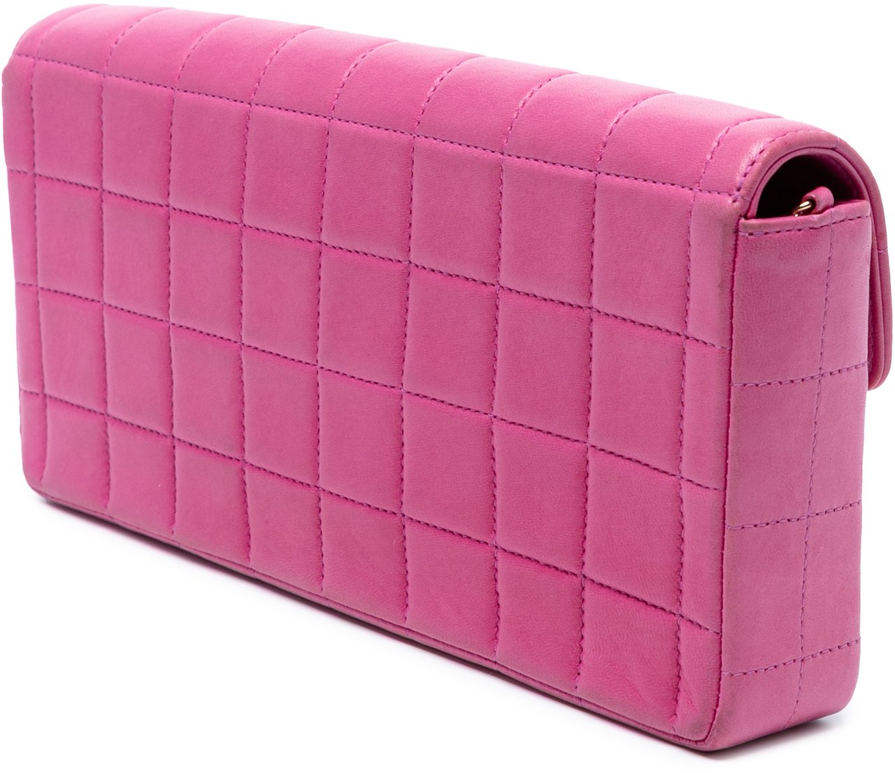 Chanel Chocolate Bar Lambskin East West Flap Roze