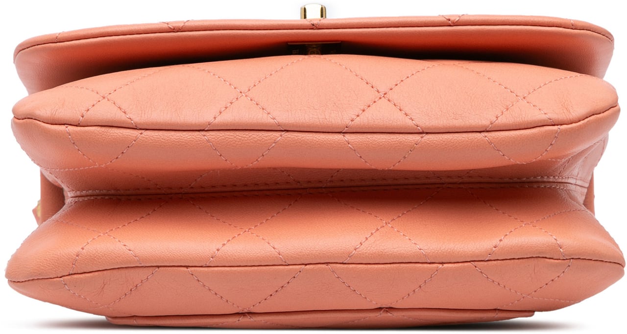 Chanel Small Lambskin Color Match Flap Roze