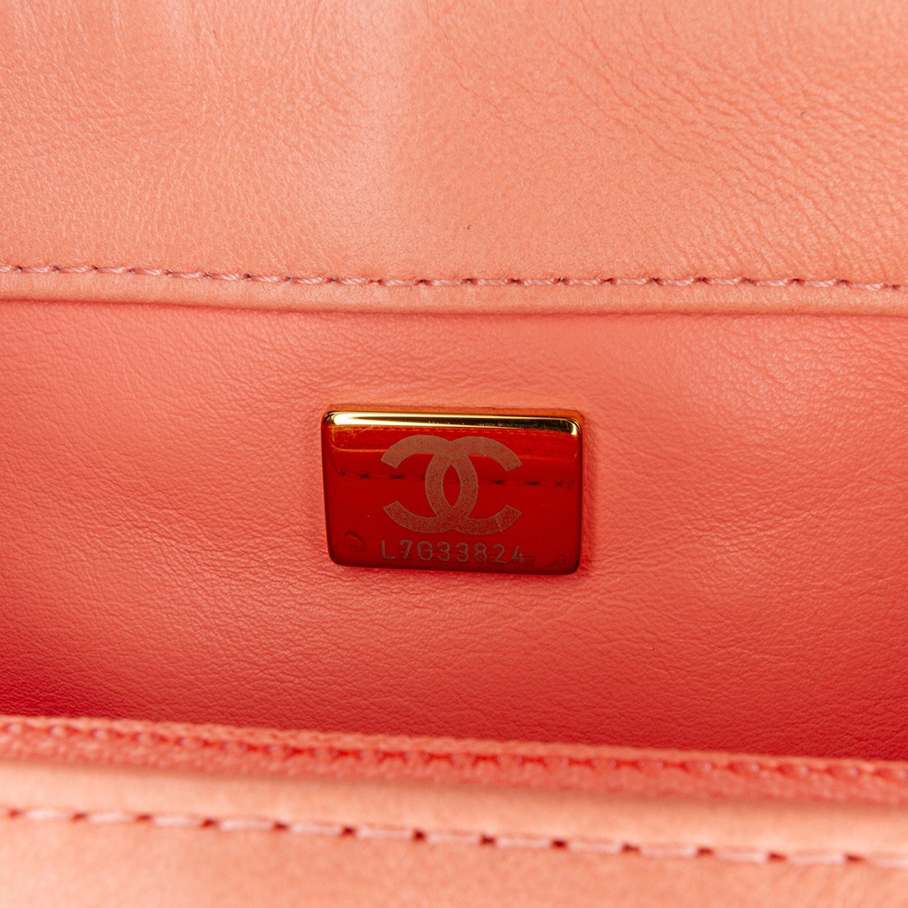 Chanel Small Lambskin Color Match Flap Roze