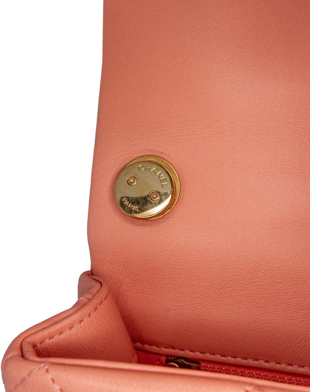 Chanel Small Lambskin Color Match Flap Roze