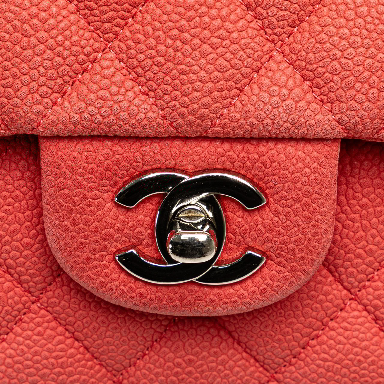 Chanel Medium Classic Caviar Double Flap Roze