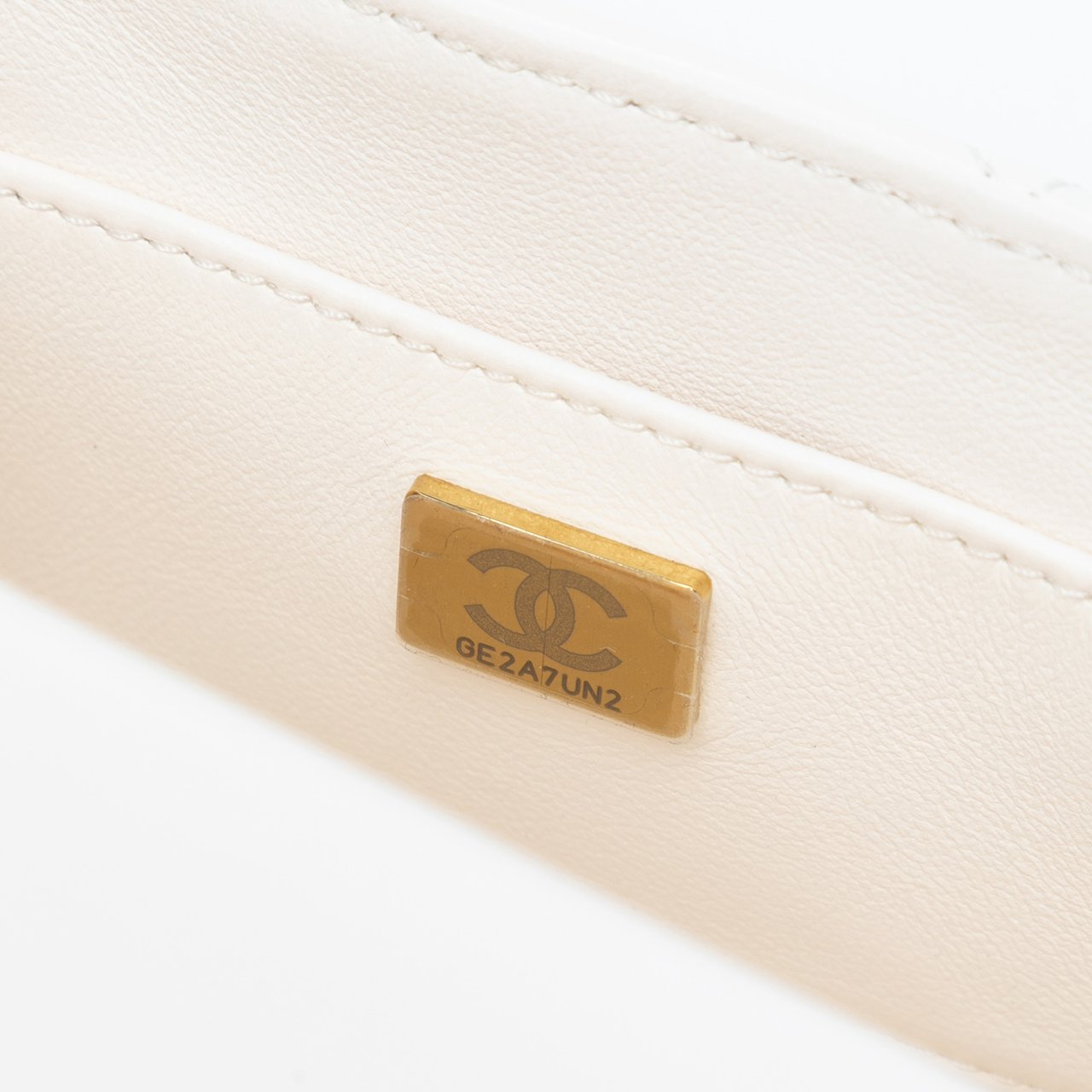 Chanel Mini CC Quilted Lambskin Vanity Top Handle Cosmetic Case Wit