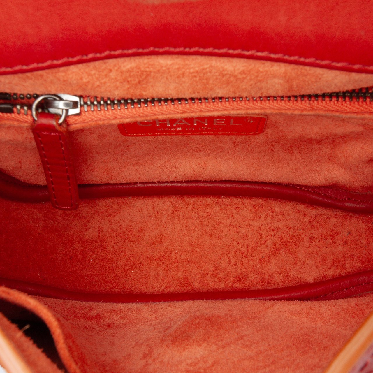 Chanel Paris Dallas Goatskin Wild Stitch Flap Rood