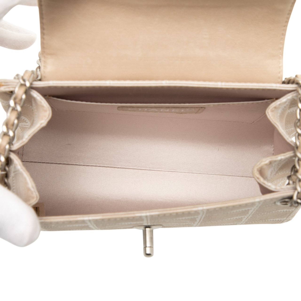 Chanel Mini New Travel Line Nylon Accordion Flap Bruin