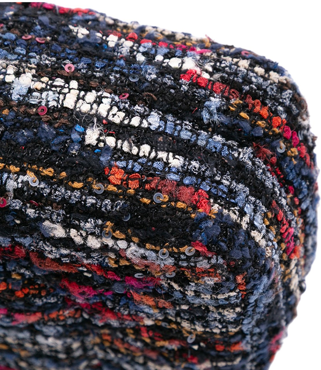 Chanel Medium Classic Tweed Double Flap Blauw