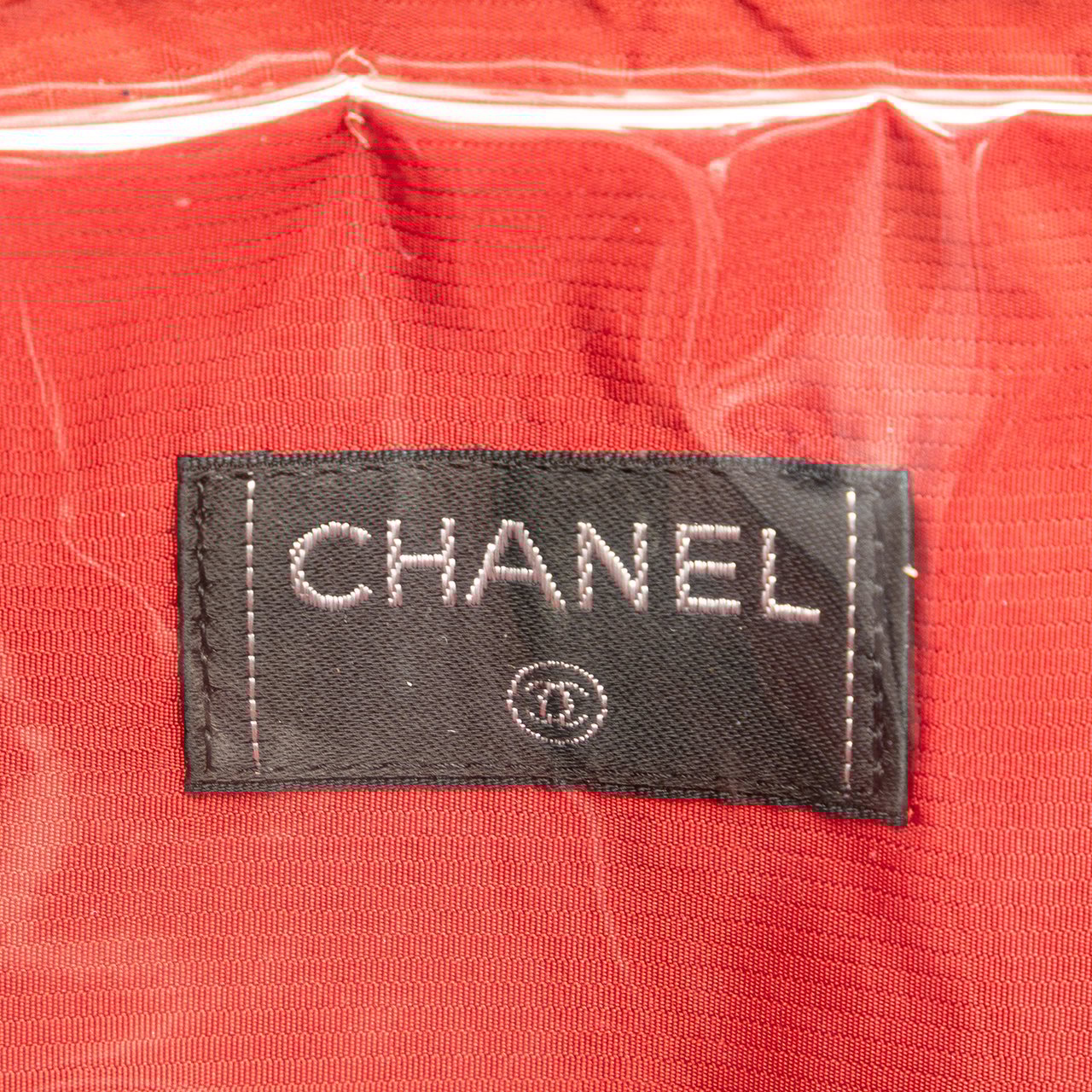 Chanel Old Travel Line Nylon Handbag Zwart