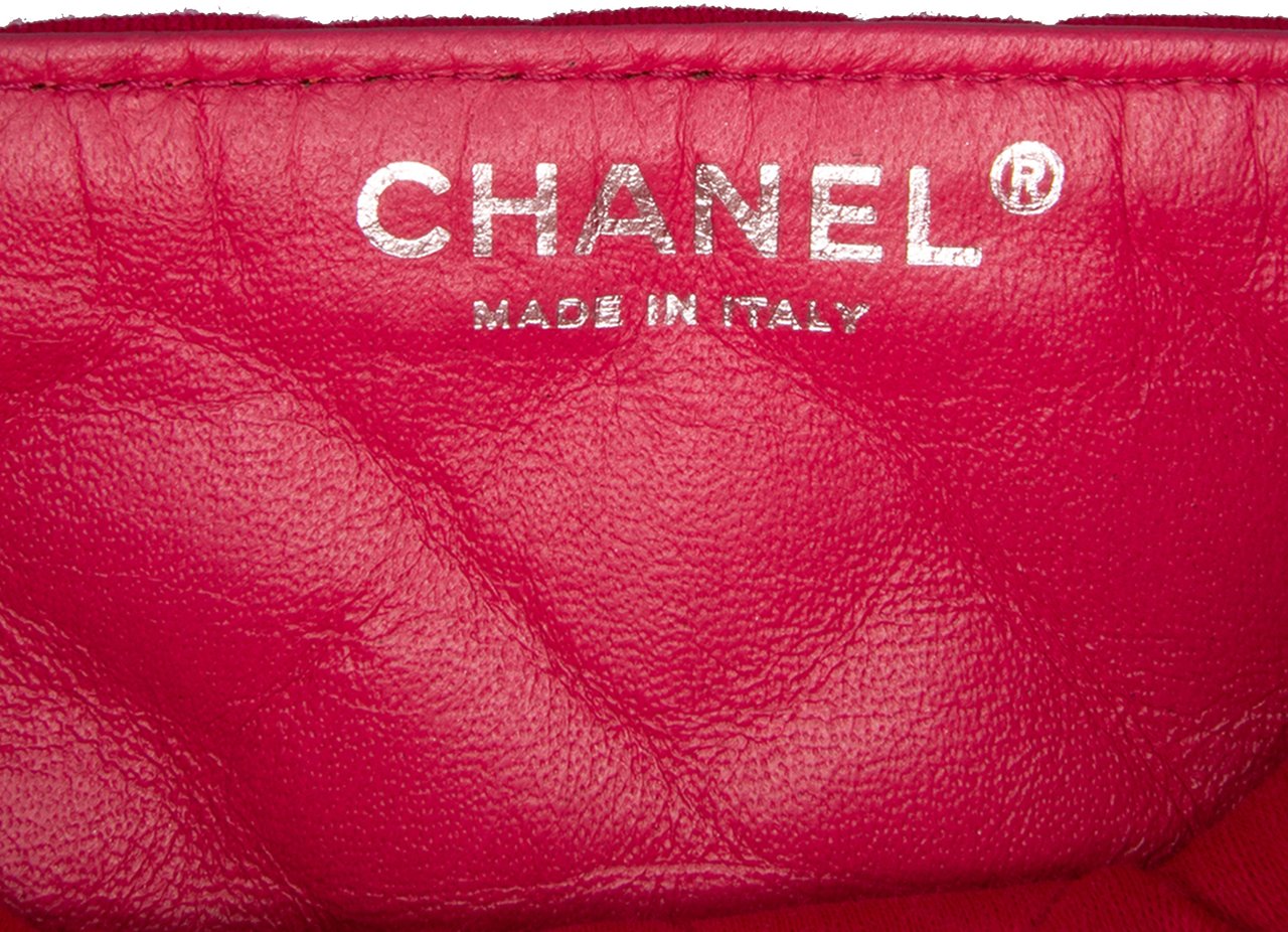 Chanel Quilted Jersey East West Single Flap Roze