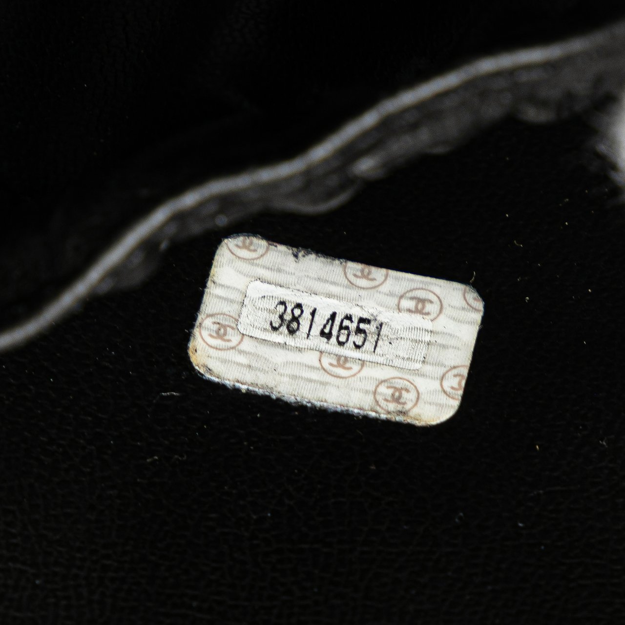 Chanel CC Caviar Vanity Case Zwart
