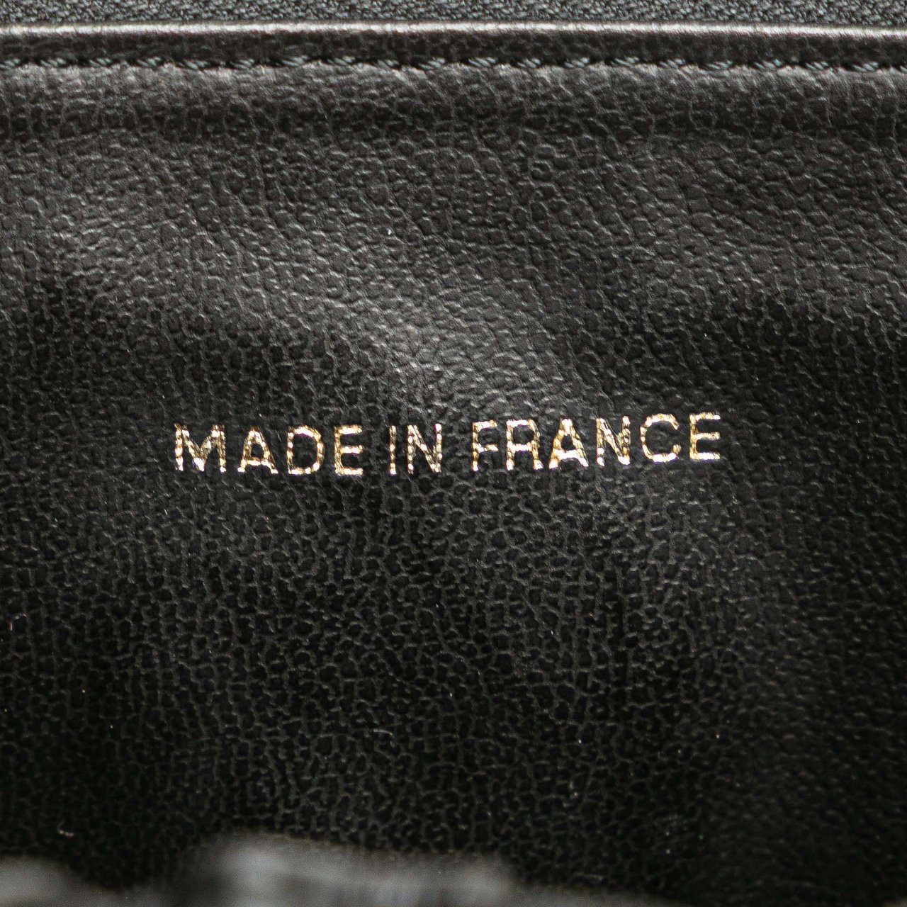 Chanel CC Caviar Vanity Case Zwart