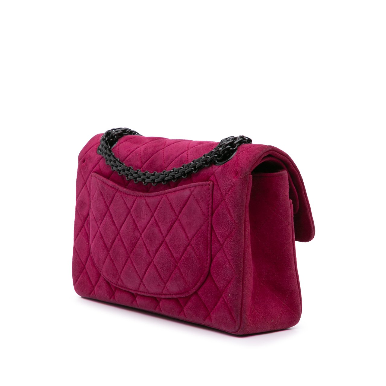 Chanel Reissue 2.55 Quilted Velvet Double Flap 225 Roze