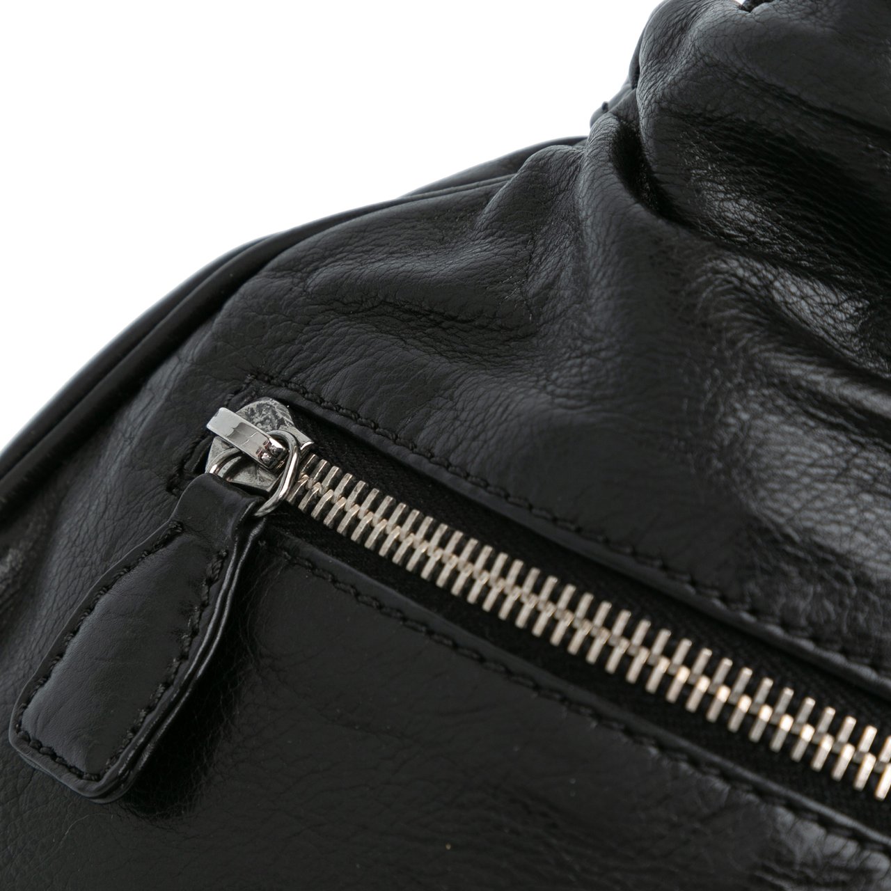 Chanel CC Calfskin Dual Twin Chain Handbag Zwart