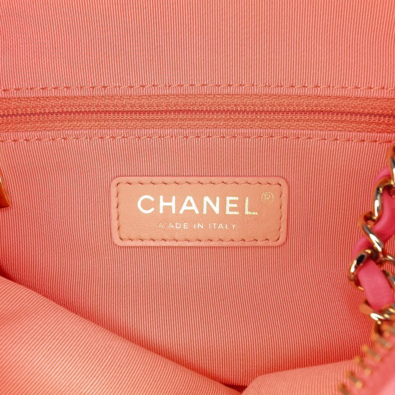 Chanel Lambskin Giant Crystal CC Camera Bag Roze