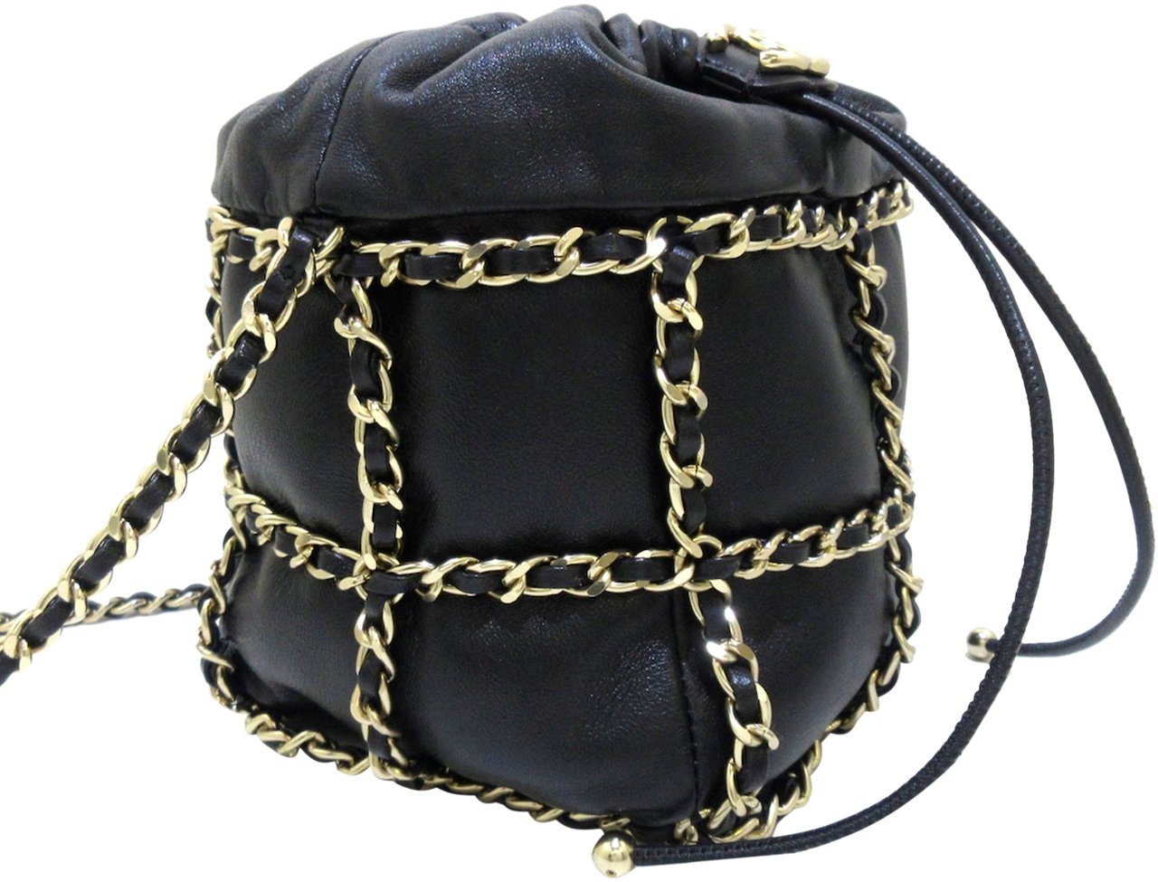 Chanel CC Bucket Zwart