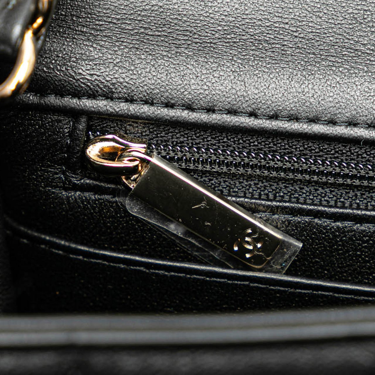 Chanel Mini Square Lambskin Resin Crystal Monacoco Flap Zwart