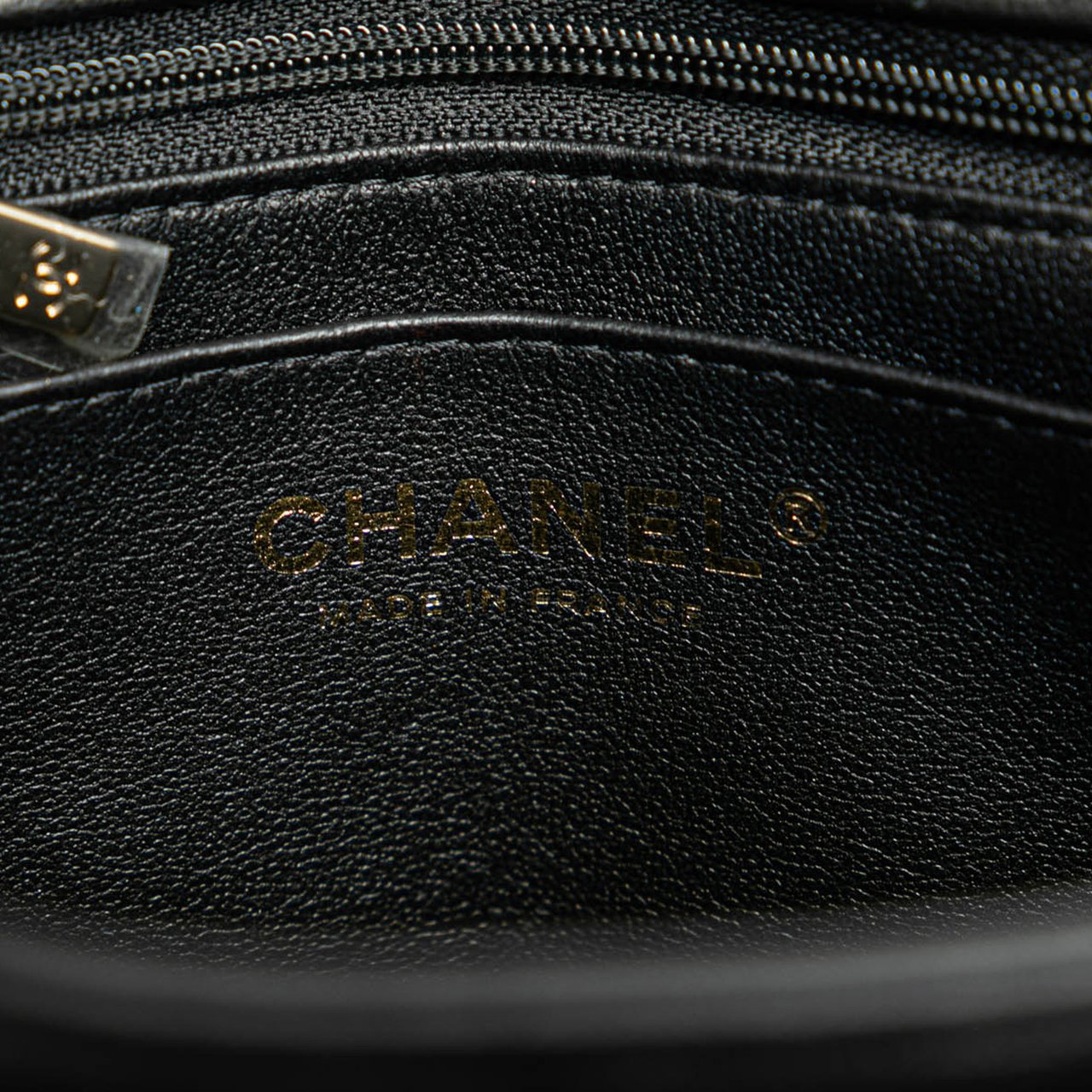 Chanel Mini Square Lambskin Resin Crystal Monacoco Flap Zwart