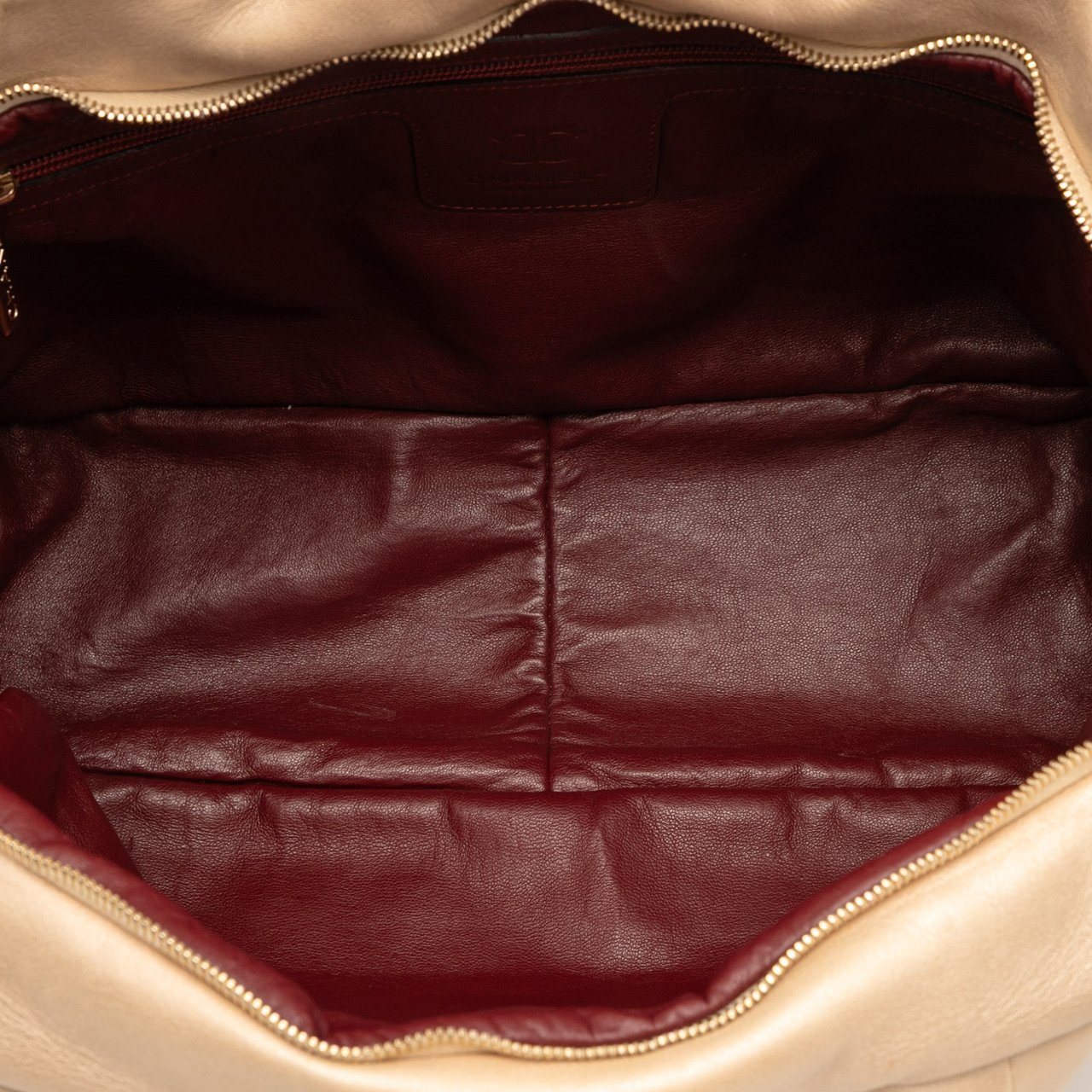 Chanel Quilted Lambskin Coco Cocoon Bowler Bag Bruin